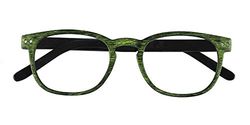 prontoleggo gafas de lectura prontoleggo Mod. wengué, Verde – dioptría + 2,00 – 1 unidad