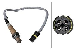 HELLA 6PA 358 221-501 Oxygen sensor - 4-pin connector - Cable: 340mm