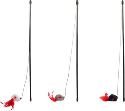 Flamingo JCHAT EKSA - Bastone da pesca con mouse, 50 cm, display assortiti