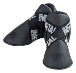 Metal Boxe Protege-pieds Noir Taille M