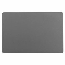 douceur d'intérieur, Set de Table (30 x 43 cm) Bergame Gris, PVC Imitation Cuir