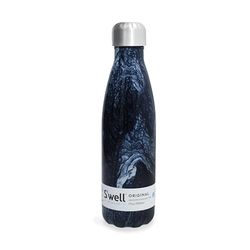 S'well Borraccia originale in marmo azzurrite, 500 ml, per bevande isolate sotto vuoto mantiene le bevande fredde e calde, in acciaio inox senza BPA per l'idratazione in viaggio