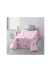 Belum | Bouti Peppa Pig Reversible Bedspread, Two Designs in One Bouti Bedspread, 100 g, Model Awesome - Together, Bouti Bedspread for 90 cm Bed (190 x 270 cm)