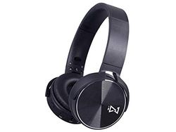 Trevi DJ 12E50 BT, Cuffie Bluetooth Wireless Stereo con Microfono Incorporato e Pulsante di Risposta alla Chiamata, Con Archetto Pieghevole, Compatibili con Smartphone e PC, USB, AUX-IN