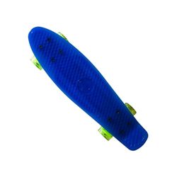 Master en Plastique avec Roues Lumineuses Mini Cruiser Taille Unique Bleu