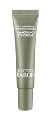 DOCTOR BABOR Microbiomic Awakening Eye Cream (15 ml) - Crème pour les yeux végétalienne pour cacher les gonflements des yeux - Soin professionnel des yeux pour un contour des yeux éclatant