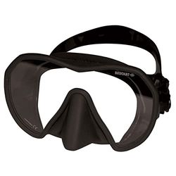 Masque de plongée apnée et Snorkeling Maxlux S Beuchat Bleu Noir