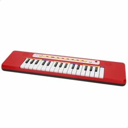 COLORBABY Kindertoetsenbord, 32 toetsen, afmetingen 47 x 3,5 x 13 cm, 2 geluiden, 8 ritmes, 8 demo's, pianospelen, kindertoetsenborden, muziekinstrumenten, educatief speelgoed voor kinderen vanaf 3
