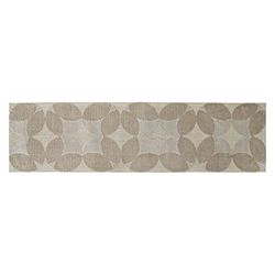 DKD Home Decor Polyester Cirklar Beige Matta (60 x 240 x 0.9 cm)