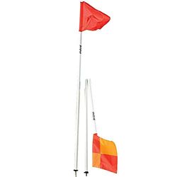 Mitre A9111 Lot de 4 Drapeaux de Corner Pliables Mixte Adulte, Blanc, Taille Unique