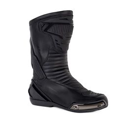 OZONE MOTO RS Botas de Moto Hombre y Mujer | Protectores de Talón, Tobillo y Espinilla | Puntera del Zapato Reforzada | Deslizadores de Dedos Intercambiables | Cremallera Larga