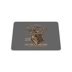 Bonamaison, Digital Print Rectangle Mouse Mat Non-slip Base for Office and Home, Size: 22x18cm