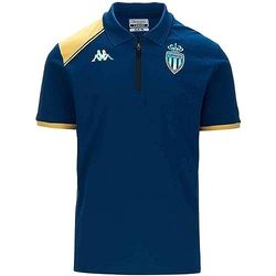 Kappa Acrem AS Monaco 23-24, polo, blauw/geel, S, heren