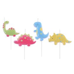 PME - Bougies Dinosaures, Lot de 4