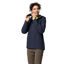 Jack Wolfskin Norrland - Chaqueta 3 en 1 para Mujer, Mujer, Chaqueta 3 en 1, 1110911-1910002, Azul Medianoche, Small