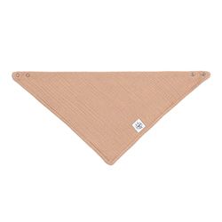 LÄSSIG Baby Kinder Muslin GOTS zertifiziert Mull Dreieckstuch Lätzchen Baumwolle Druckknopf doppellagig/Bandana maple