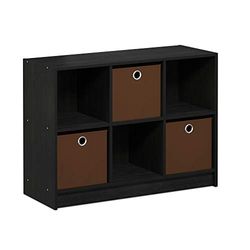 Furinno 99940Am/Mbr Basic Rangement de Bibliothèque Basique 3x2 , Americano / Brun Moyen