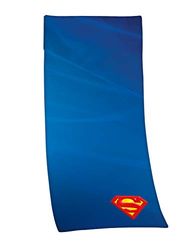 Herding Superman Asciugamano da Bagno, Polyester, Blu, 50 x 110 cm, 15 cm
