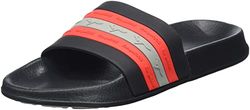 KangaROOS Uniseks Kangaslide Kids sandalen, Jet Black Red, 33 EU