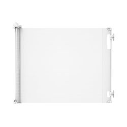 Hakuna Pets Indoor/Outdoor Paw Proof Retractable Dog Gate, 93cm Tall Extends to 1.8m Wide, White