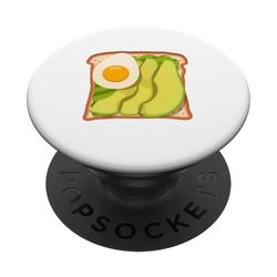 Tostada de huevo con aguacate PopSockets PopGrip Adhesivo