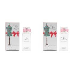 Inessance Paris - Eau de Toilette pour Femme Lilly Sweet - Parfum Lumineux et Sensuel aux Notes Fleuries et Fruitées - Flacon Chic et Moderne - Fabrication Française - 50 ml (Lot de 2)