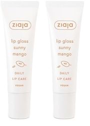 Bálsamo labial con brillo Sunny Mango Ziaja (Paquete de 2)