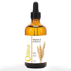 Huile de Vitamine E Naturelle Extra Forte Antioxydant Puissant pour la Peau Elimine les Cernes Renforce les Cheveux et les Ongles 100% Biologique 50 ml