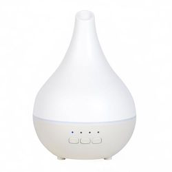 Salter EE7096NUDSTKEU7 Teardrop Aroma Essential Oil Mist Diffuser With Timer, USB Ultrasonic Electric Aromatherapy, 120ml Water Capacity, Colour Changing LED Lights, Home Aromatic Wellness