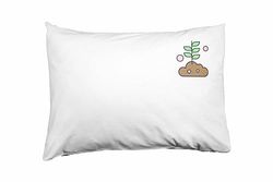 Bona Basics Funda de Almohada Decorativa, poliéster, Blanco 1, 35 x 50 cm