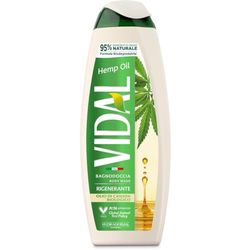 12 sztuk w opakowaniu Vidal Körperwaschmittel Bagnodoccia Duschgel Olio di Canapa Biologico, skóra z bio-Hanföl 500 ml
