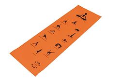 Sure Shot Yoga Exercise Mat, Orange, 180 x 60 cm