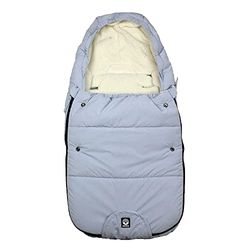 Dooky fotsäck, för barnvagn, bilstol eller buggy (universell, vatten- och vindavvisande, dubbel dragkedja, 3- och 5-punktsremmar, storlek: 0–9 månader (70 x 40 x 8 cm)), Blue Mountain