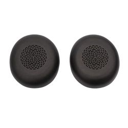 Jabra Cuscinetti Auricolari per Cuffie - 1 x Cuscinetti di ricambio a doppia imbottitura per cuffie stereo Jabra Evolve2 75 (versione nera) - Copriauricolari morbidi - Nero