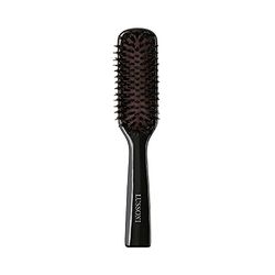 T4B Lussoni Natural Style Detangling Wooden Slim Hairbrush with High Quality Natural Boar Bristles and Nylon Pins for Professional Use Designed for All Hair Types