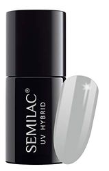 Semilac UV Hybrid Nail Polish, Number 183, 7 ml, Grey Pepper
