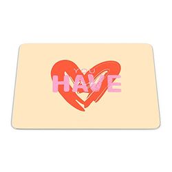 Bonamaison, Rectangle Pop Art Digital Printed Mouse Pad, Non-Slip Base, for Office and Home, Size: 22 x 18 cm