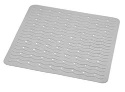 Ridder Antislip Douchemat, 100% synthetisch rubber, grijs, 53 x 53 cm