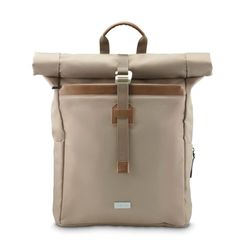 Hama Laptop Backpack 16.2 Inch (Laptop Bag, Tablet 12.9 Inches, 29 L, Functional, Roomy, Large, Multiple Compartments), Beige, 26 l, Casual