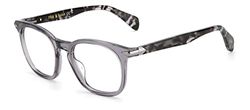 rag & bone RNB7037/G bril, Grey Havana, 50 Unisex volwassenen, Grijs/Havana