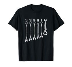 Auto Coche Camión Handyman Técnico Reparador Llave Mecánica Camiseta