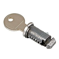 THULE Cylinder + stalen sleutel N229, voor volwassenen, uniseks, meerkleurig, eenheidsmaat