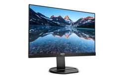 Philips 240B9 Monitor 24 Pulgadas FHD, 75Hz, IPS, 4 ms GtG, Altura Ajustable, Altavoces (1920x1200, 1x HDMI 1.4, 1x DP 1.2, USB-Hub), Negro