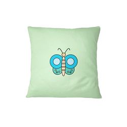 Bona Basics, Funda de cojín Decorativa, decoración del hogar, para sofá, cafetería, Tamaño: 60x60 cm, Color: Verde Claro