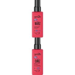 Got2b, gotcurlz, Beach Waves Hydrating Hair Spray, 150ml + got2b gotcurlz Define & Protect Curl Spray perfectly defines your curls and protects them against frizz up to 24 h.