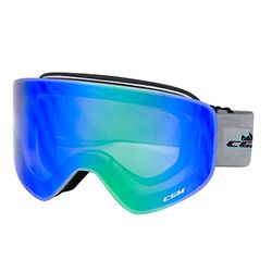CGM Masque de ski 781A MAG Blanc|IRIDIUM PLUS Vert S2 (18%-43%)