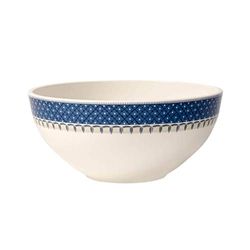 Villeroy & Boch Casale Blu Bowl, 28 cm, Premium Porcelain, White/Blue