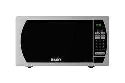 Haden Silver 20L Digital Microwave Oven - 800W, 9 Power Levels - Defrost & Express Functions​ - Compact Countertop Microwave Perfect for Small Kitchens
