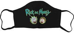 RICK AND MORTY Unisex_Adult ACRIMODMS001_A Mask, Black, One size