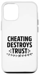 Barare distrugge la fiducia imbroglione con il cuore spezzato Barare rotto Custodia per iPhone 12/12 Pro